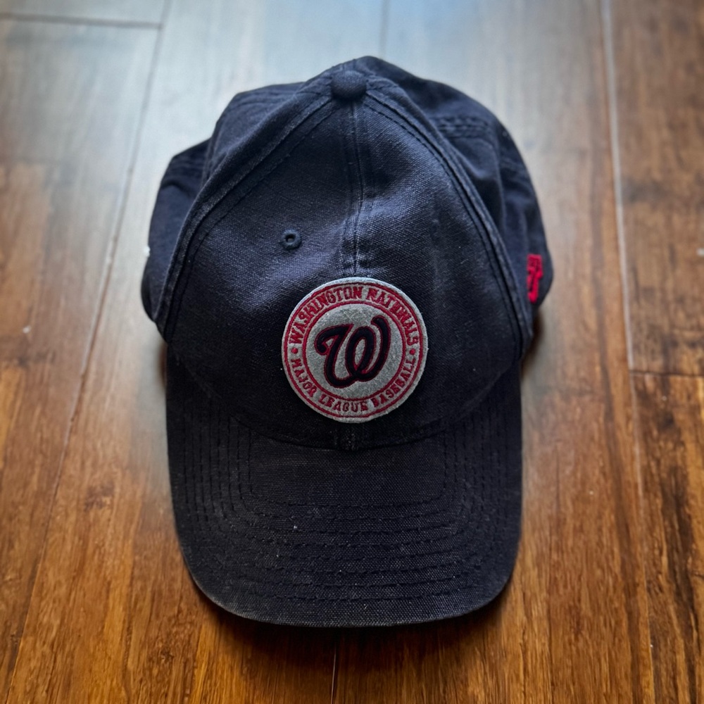 MLB Major League Baseball Washington Nationals Navy Blue Dad Hat Adjustable Cap